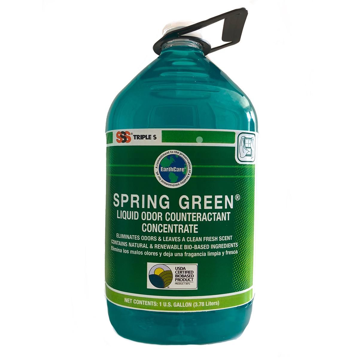 SSS Spring Green Liquid Odor Counteractant Concentrate, Spring