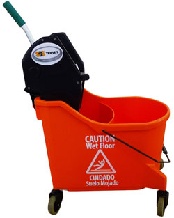 SSS NexGen TB Divided Bucket/Down Press Mopping Combo, 9.5 gal., 1