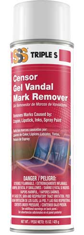 SSS Censor Gel Vandal Mark Remover, 15 oz., 12/cs | Triple S