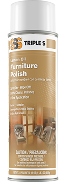 SSS Lemon Oil Furniture Polish,19oz