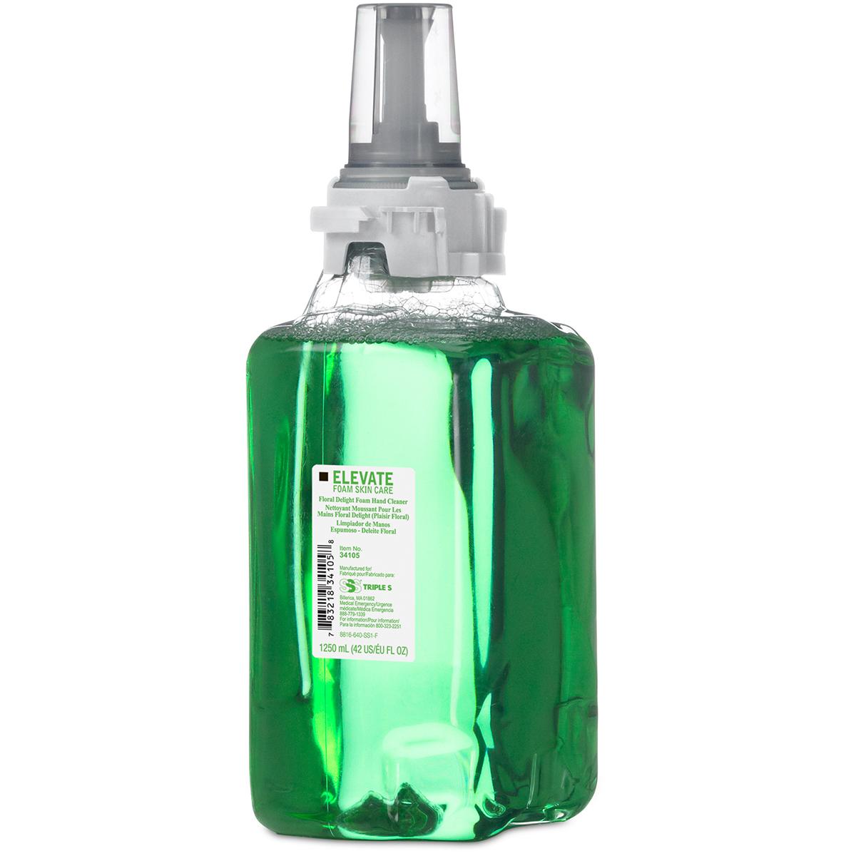 SSS Elevate Manual Floral Delight Foam Hand Cleaner, EcoLogo, 3