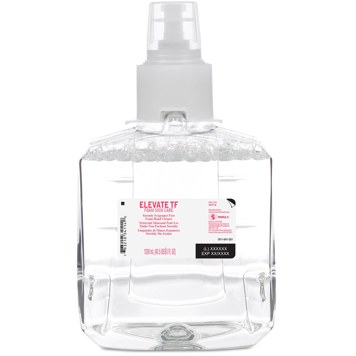 SSS Elevate TF Serenity Fragrance Free Foam Hand Cleaner, EcoLogo
