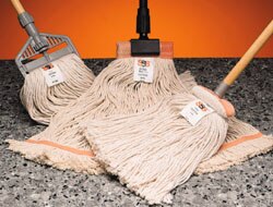 タオル mmm SSS 4 Ply Cotton Wet Mop, 1 1/4
