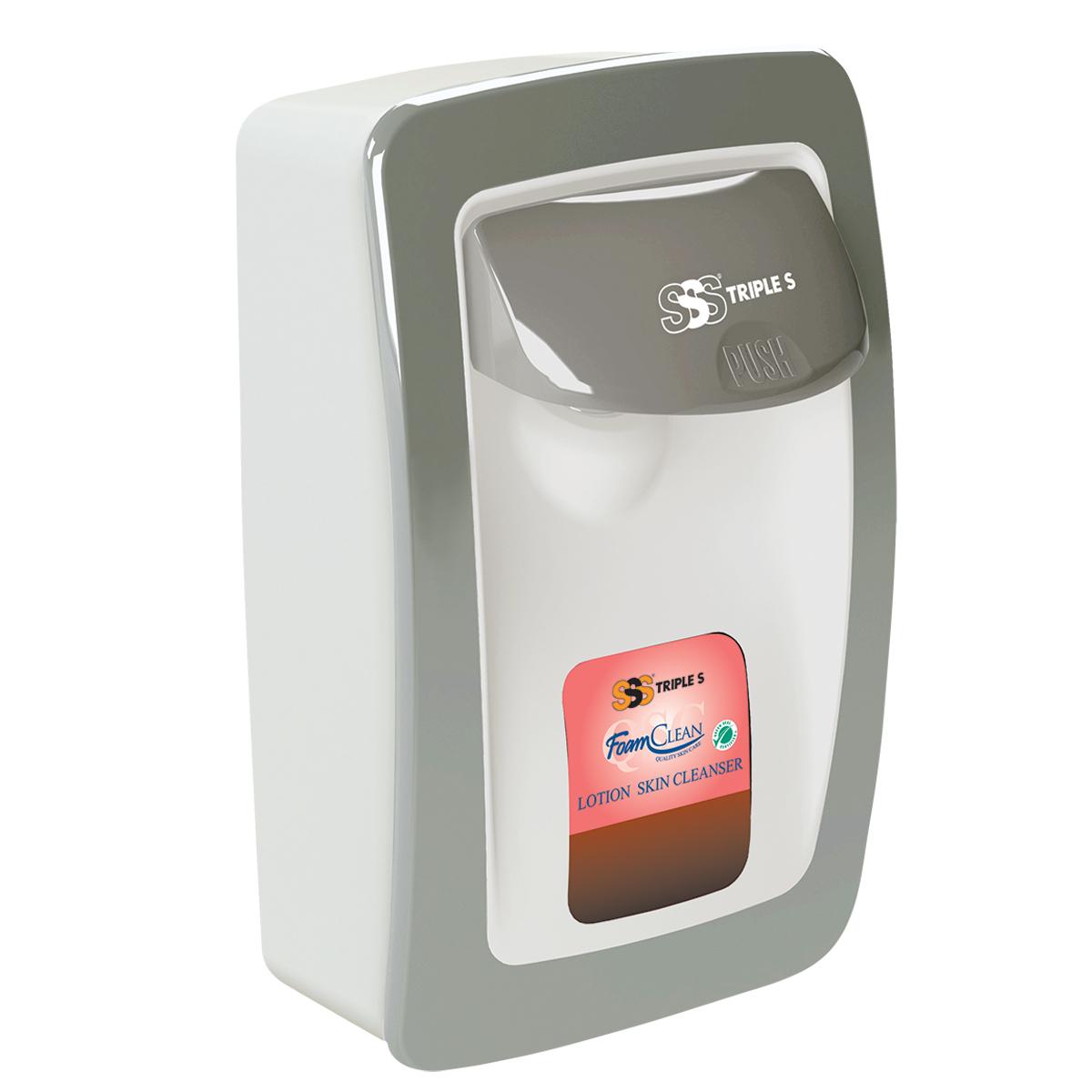 SSS FoamClean Collection Dispenser, Blk., 6/1000-1250 mL | Triple S