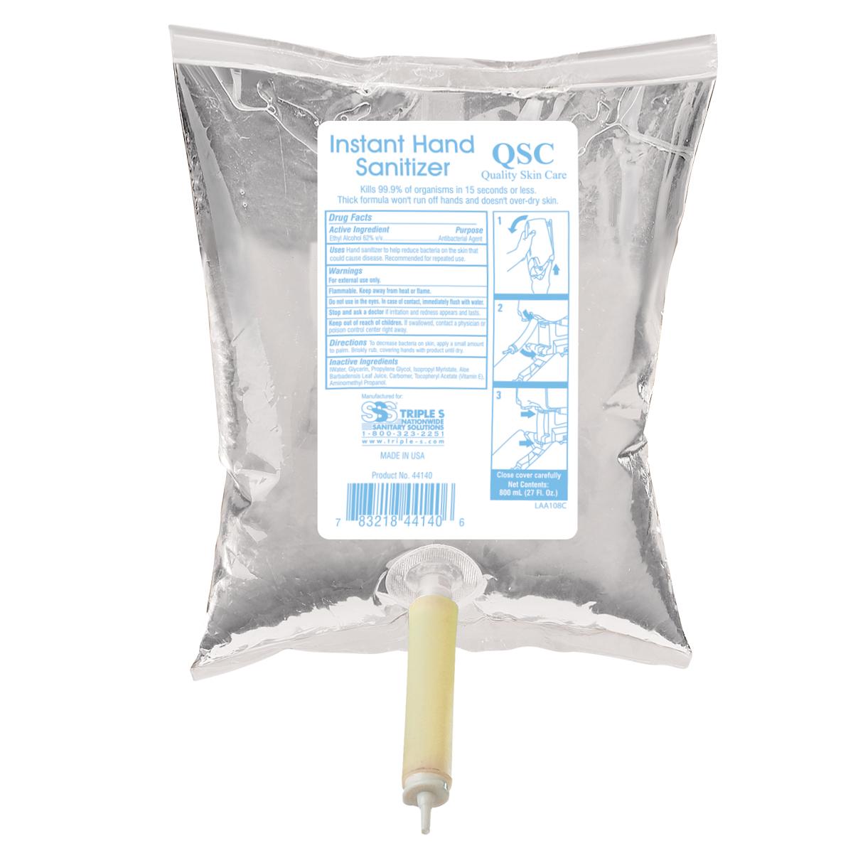 sss SSS Instant Hand Sanitizer, 800 mL, 12/cs