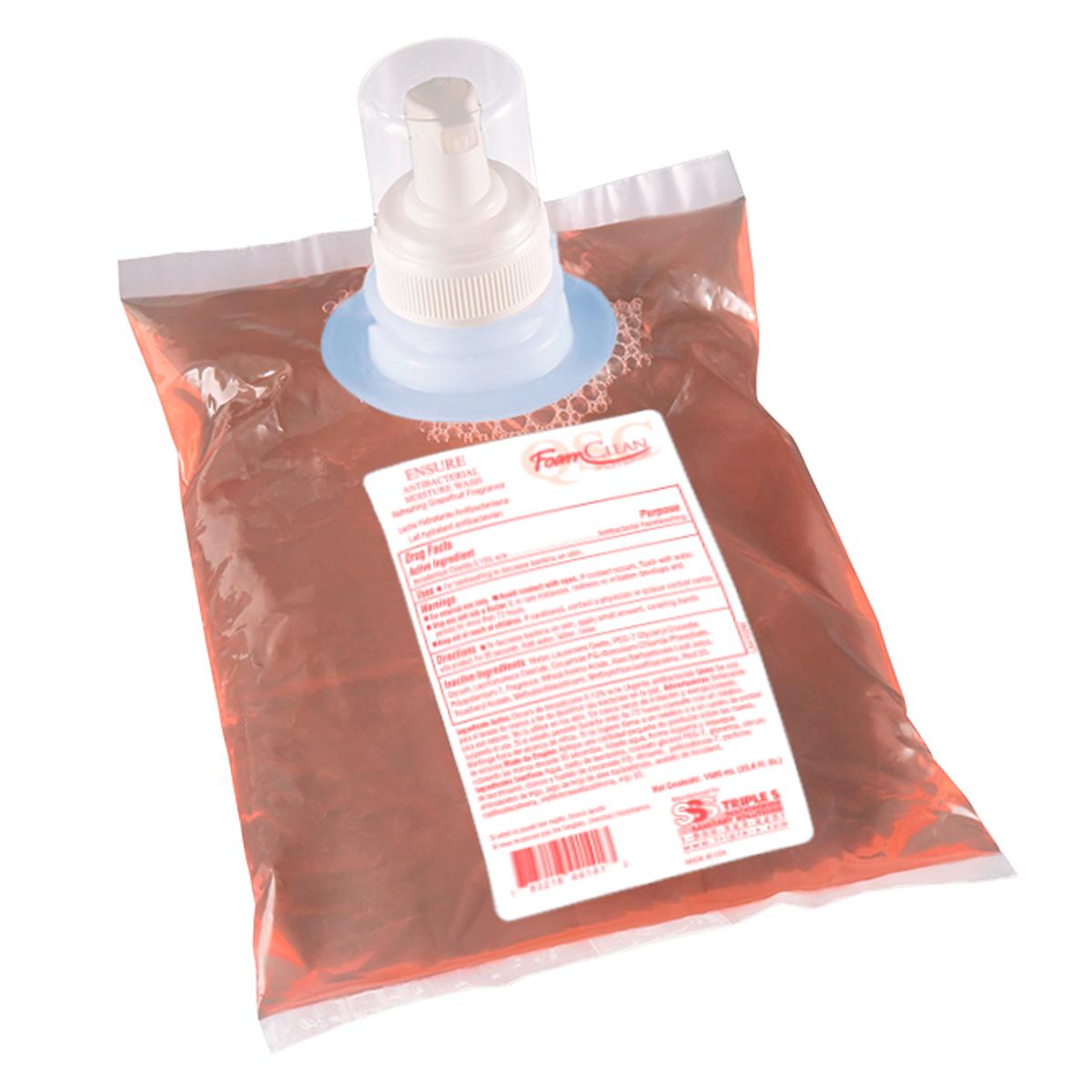 SSS FoamClean Ensure Antibacterial Moisture Wash, Grapefruit, 6