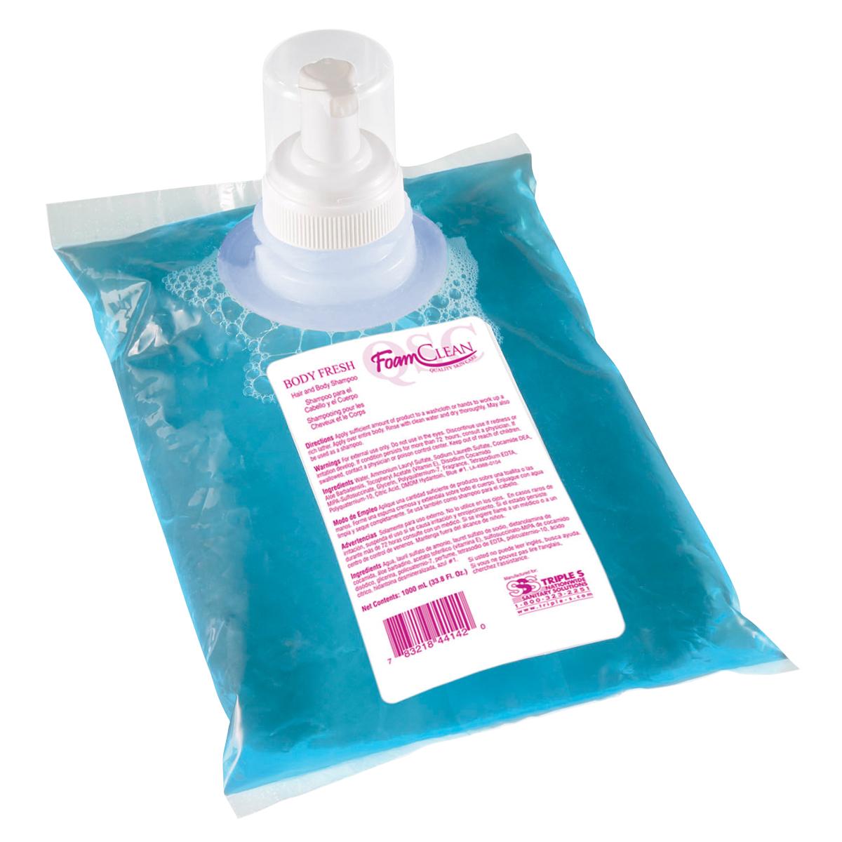 SSS FoamClean Dispenser, Foam/Liq. Black, 6/case | Triple S