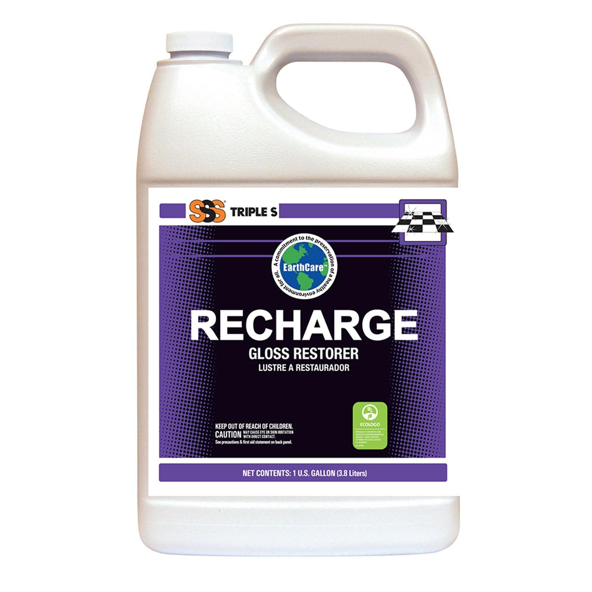 SSS EarthCare Recharge Polymer Based Mop On Restorer, 4x1 Gal