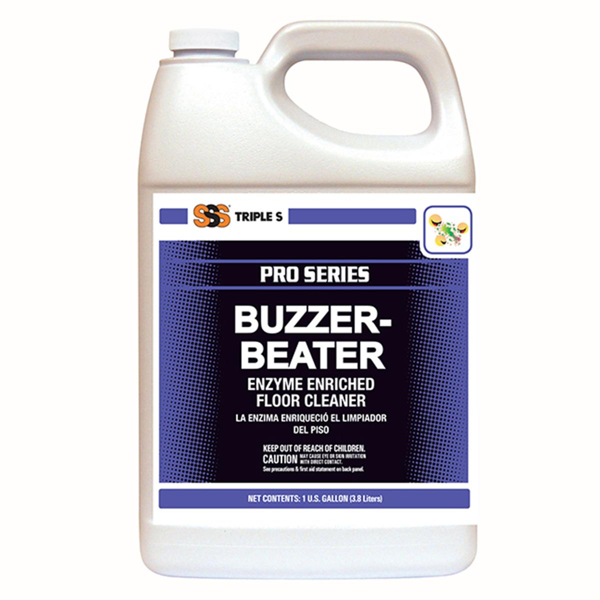 SSS Buzzer-Beater Enzyme Floor Cleaner & Deodorizer, 4/1 Gal