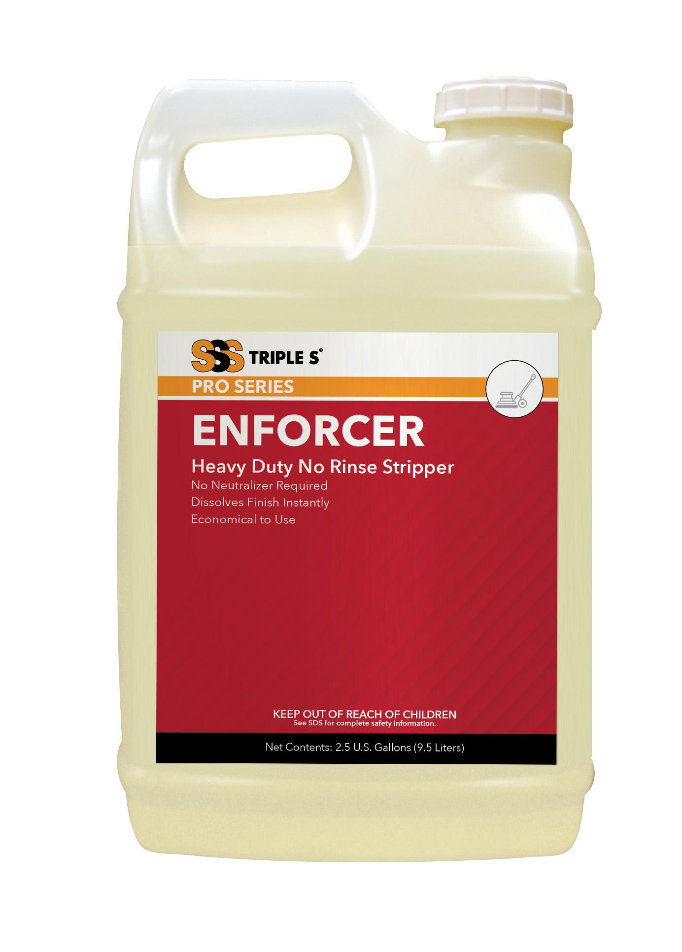 SSS Enforcer Heavy Duty No Rinse Speed Stripper, 2/2.5 Gal. | Triple S