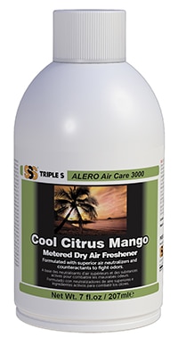 SSS Alero 3000 Metered, Cool Citrus Mango Fragrance Refill, 12/7