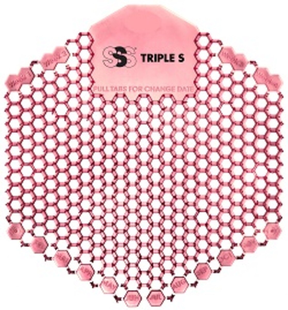 SSS Surge 3D Urinal Screen Grapefru