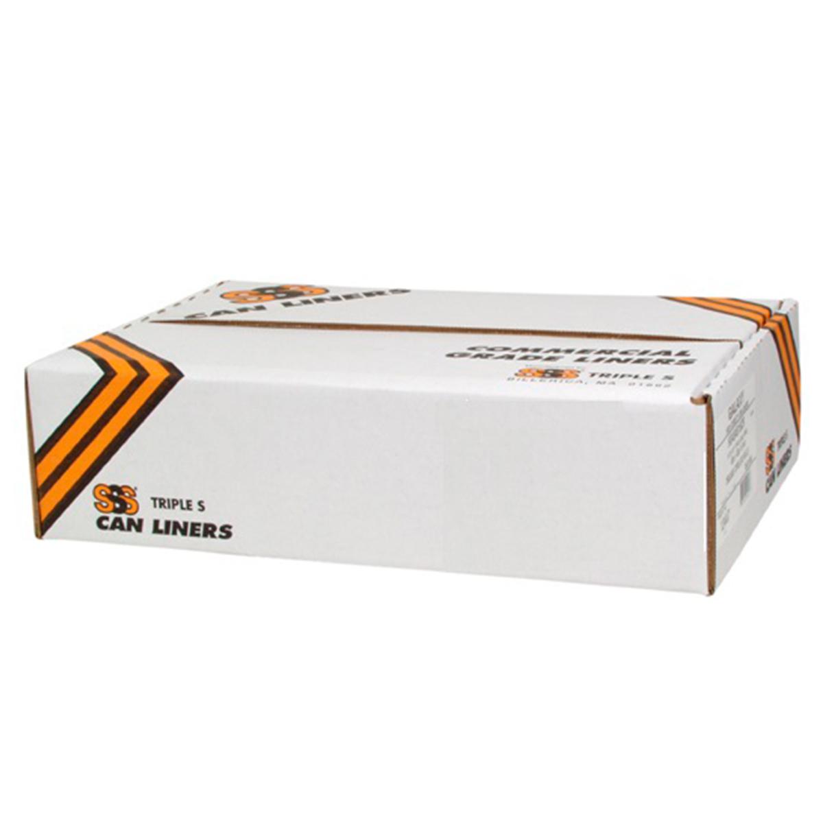 SSS Futura Super Flex HAO LLDPE Can Liner, 40x48, 1.4 Mil., Blue