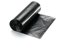 SSS Terra Renew Can Liner MV3340150B-CR, 33 gallons, Blk.,10/10