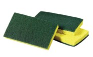 SSS #74 Medium Duty Scrub Sponge Green/Yellow 6.1