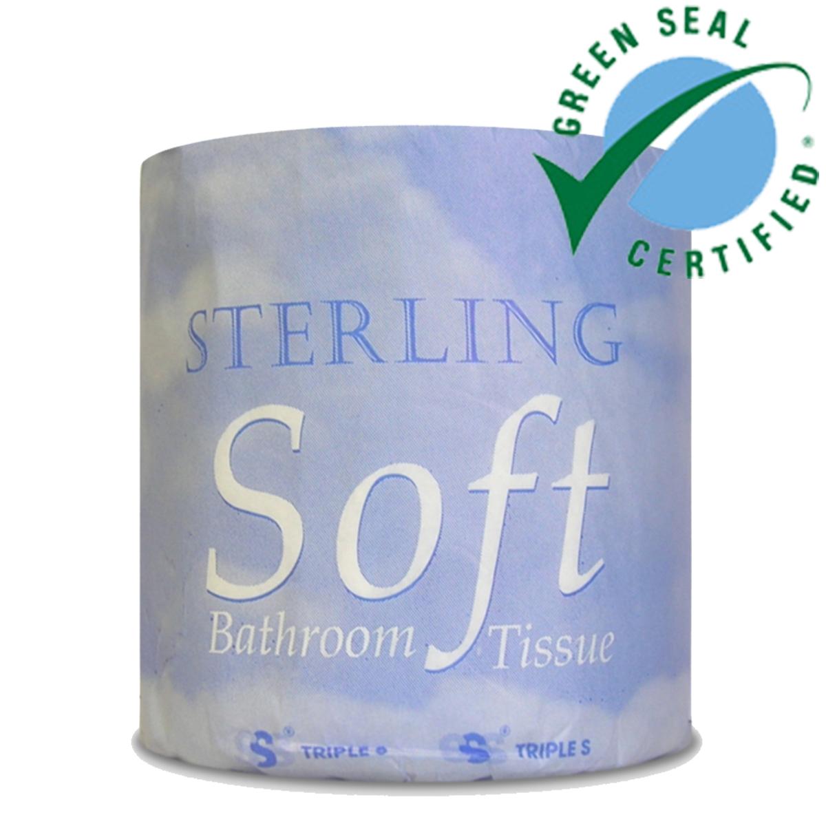 SSS Sterling Standard Bath Tissue, 2-Ply, 96/Cs, 25/Plt. | Triple S