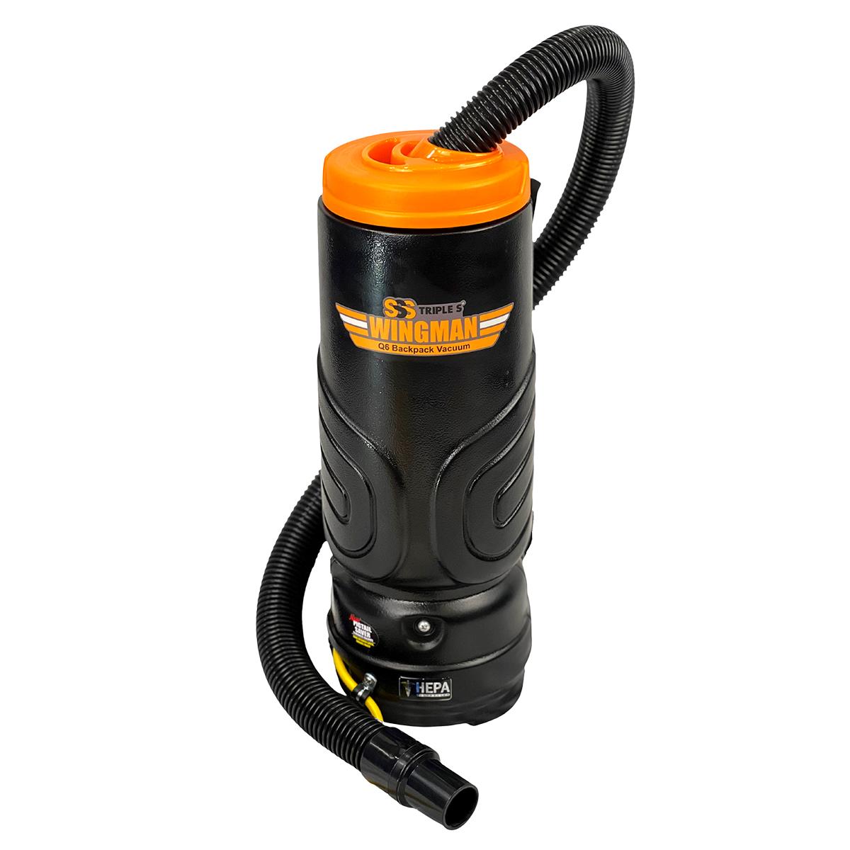 SSS Wingman Q6 Back Pack Vacuum, 6 Qt., 1/Cs.