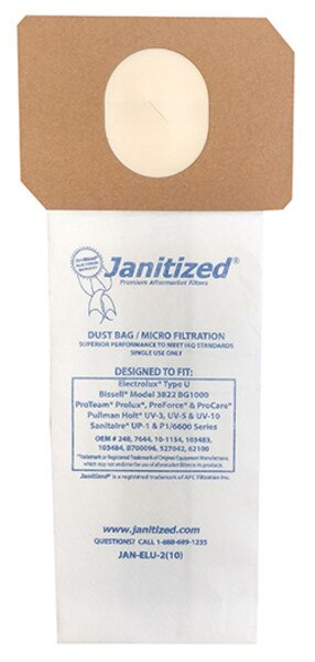 JAN-ELU-2(10) Micro-Filter Bag, 10/
