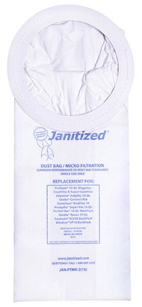 JAN-PTMV-2(10) Micro-Filter Bag, Pr