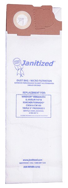 JAN-WIVER-3(10) Micro-Filter Bag, W