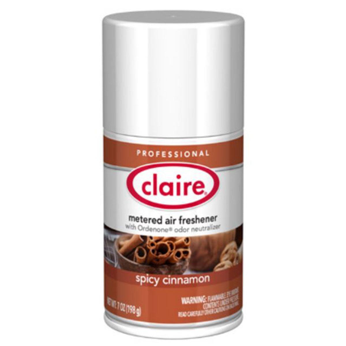 Claire Spicy Cinnamon Air Freshener, 12/7 Oz.