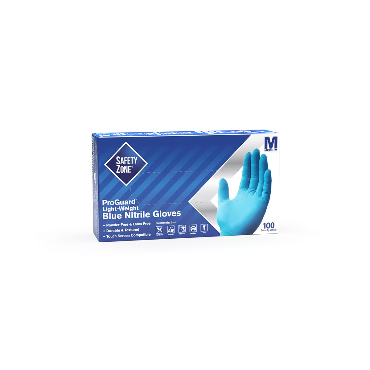 HOVR エクササイズグッズ 青 NEAT Certified 6040BMD- FIRM TOUCH 4 Mil Nitrile Disposable Exam Grade Powder